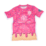 Augusta soccer team GK kit pink goalkeeper jersey with custom sprinkle design by Custom Athletics USA, performance soccer uniform for teams and clubs.